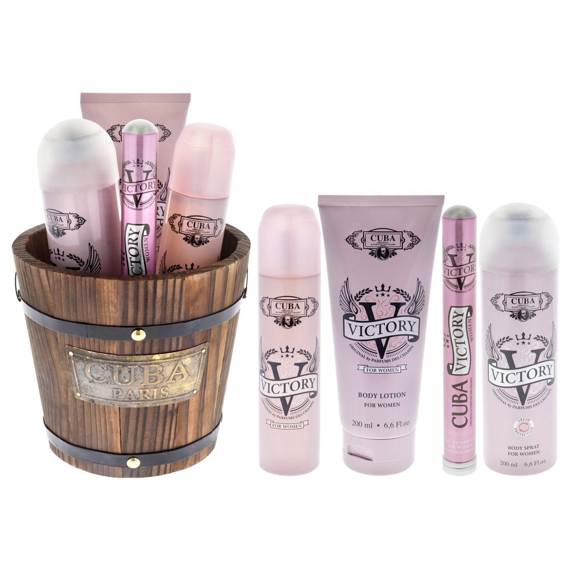 Cuba Victory Gift Set Body And Body Lotion Coffret (Coffret) Mixte 100ml - Maison des fragrances