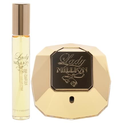 Paco Rabanne Lady Million 2 Pc Gift Set Travel Eau de Parfum 2.7oz pour femme
