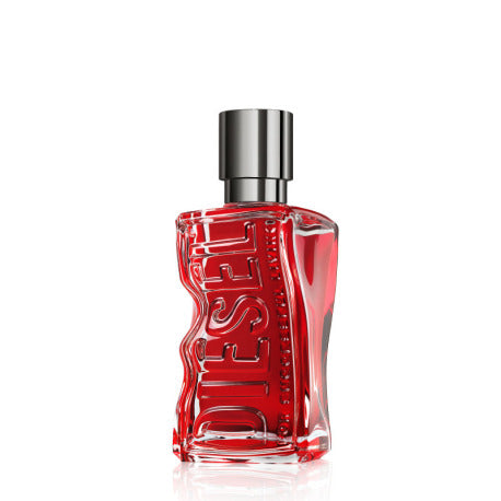 Diesel D RED Eau de Parfum Spray Cologne for Men Fougere with Red Grapefruit and Sandal Wood Notes 1.1 Fl Oz