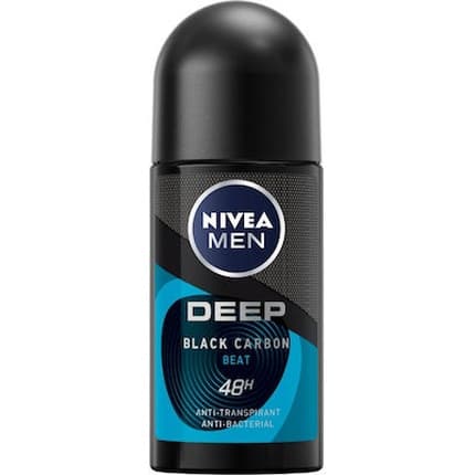 Nivea Deep Black Carbon Anti-Perspirant Roll-On 48h Déodorant (Déo) Homme 50ml