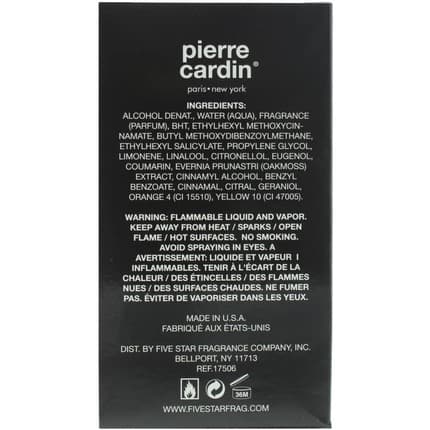 Pierre Cardin Cologne Eau de Cologne (EDC) Mixte 80ml