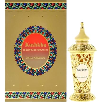 Swiss Arabian Kashkha CPO Unisex Majestic Blend of Oriental Fruity Amber Eau de Parfum (EDP) Mixte