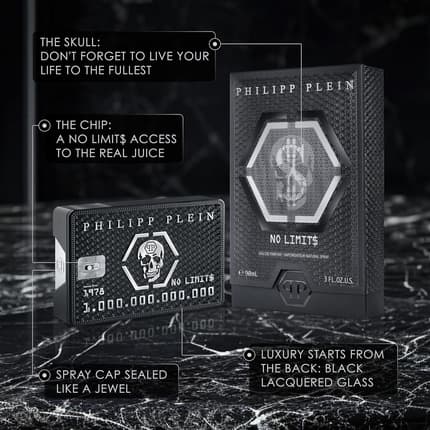 Philipp Plein No Limit Eau de Parfum (EDP) Mixte 50ml