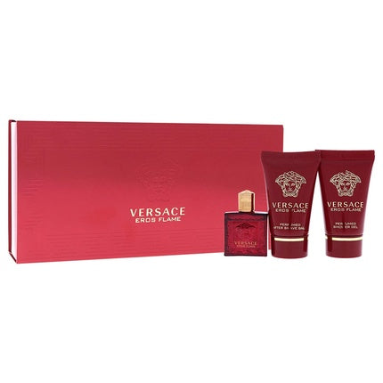 Versace Eros Flame Men 3 Piece Mini Gift Set Eros