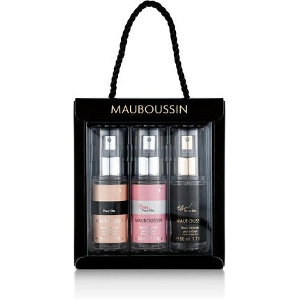 Mauboussin Pour Elle Body Mist Set: Pour Elle Mist, Elixir Pour Elle Mist, Rose Pour Elle Mist Mauboussin