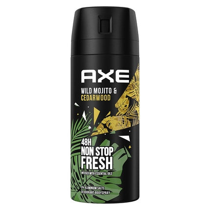 Axe Bodyspray Wild Mojito & Cedarwood Deodorant without Aluminum 150ml Axe/Lynx