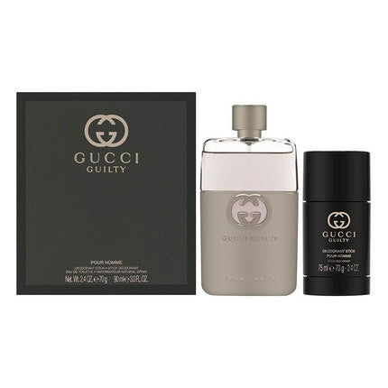 Gucci Guilty Pour Homme 2 Piece Coffret - Eau De Toilette 3.0 oz, 1oz équivaut à 30ml and Deodorant Stick 2.4 oz, 1oz équivaut à 30ml Gucci