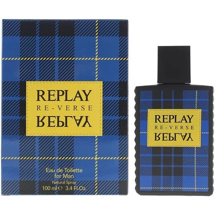 Replay Signature Reverse For Man Eau De Toilette 100ml 2ml Replay