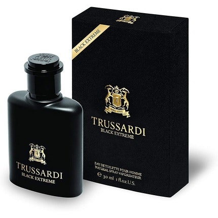 Trussardi Black Extreme Eau De Toilette 30ml Spray For Men