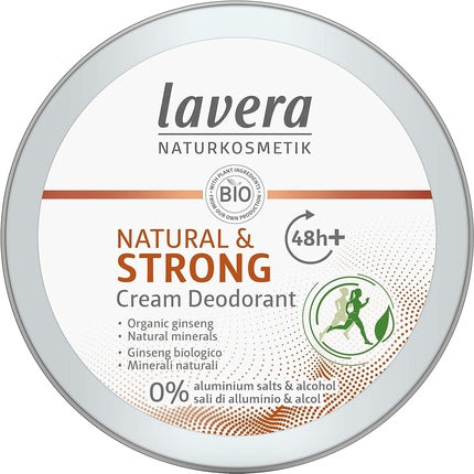 Lavera Deo Cream Natural & Strong 48+ Hours 50ml Maison des fragrances