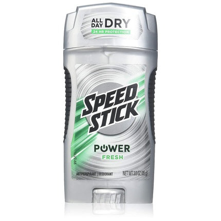 Power Fresh Speed Stick Antiperspirant/Deodorant Fresh Scent 3-Ounce Sticks Mennen Speed Sticks