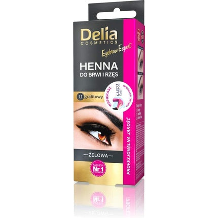 Delia Cosmetics Graphite Eyebrow & Eyelashes Tint Innovative Formula Easy