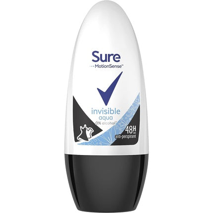 Sure Invisible Aqua Roll On Deodorant Fresh 50ml Sure