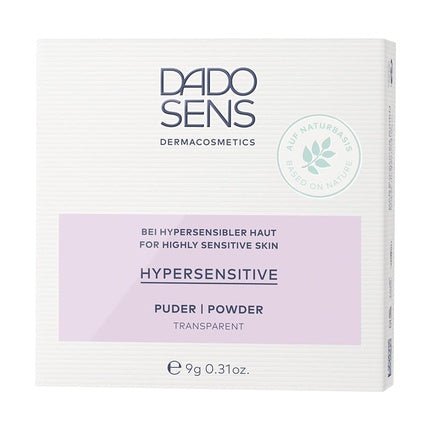 Dado Sens Hypersensitive Compact Powder Transparent 9g - for Hypersensitive Skin - Suitable for Neurodermatitis, Acne or Rosacea - Maison des fragrances
