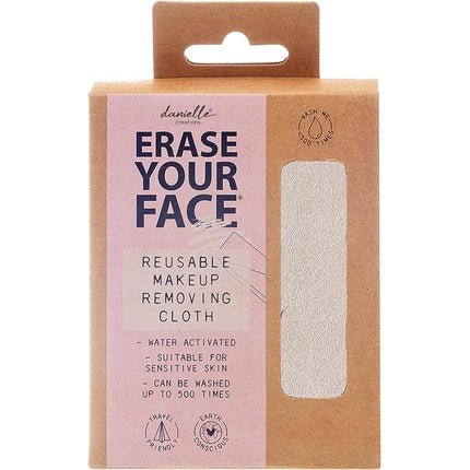 Danielle Creations Erase Your Face Eco Friendly Reusable Makeup Remover Cloth in Nude - Maison des fragrances