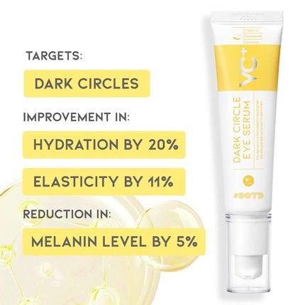Dark Circle Remover Eye Serum for Men and Women with Vitamin C - Maison des fragrances