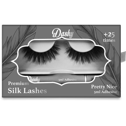 Dashy Premium Silk Lashes With 5 Ml Adhesive - Maison des fragrances