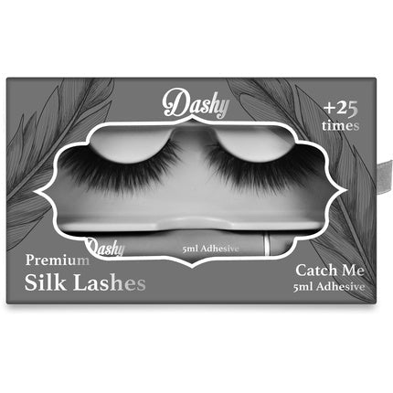 Dashy Premium Silk Lashes With 5 Ml Adhesive - Catch Me - Maison des fragrances