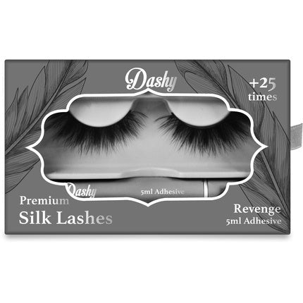 Dashy Premium Silk Lashes With 5 Ml Adhesive Revenge - Maison des fragrances