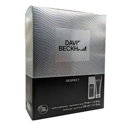 David Beckham Respect Perfume Deodorant Spray 75ml Shower Gel 200ml for Men - Maison des fragrances
