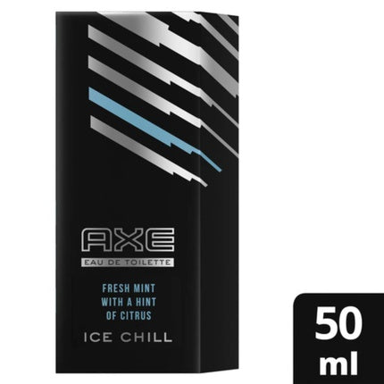 Axe Ice Chill Eau de Toilette for Men with Fresh Mint and Citrus Scent 50ml Axe/Lynx