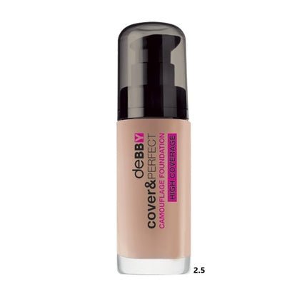 DEBBY Cover & Perfect Concealing Foundation Golden Beige 2.5 - Maison des fragrances