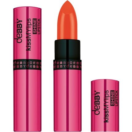 DEBBY Kiss My Lips Tangerine 10 Shine Lipstick Makeup Lips - Maison des fragrances