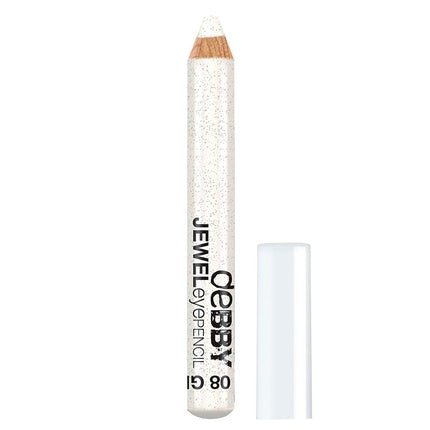 DEBBY Mega 08 White Glitter Eye Pencil Cosmetic Product - Maison des fragrances