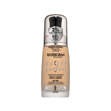 Deborah 24Ore Perfect Foundation All Day Light Gold 1 Unit - Made in Italy - Maison des fragrances