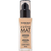 Deborah Extra Mat Perfection Foundation N.3.2 Hazelnut Finish Opaque Texture No Transfer and Humidity Proof SPF20 30ml - Maison des fragrances
