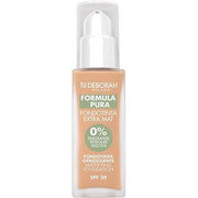 Deborah Milano Foundation Pure Extra Mat SPF 20 with Natural Ingredients 05 Amber Matting Anti - Shine and Seboregulating Gives Smooth Matte Skin 30ml - Maison des fragrances