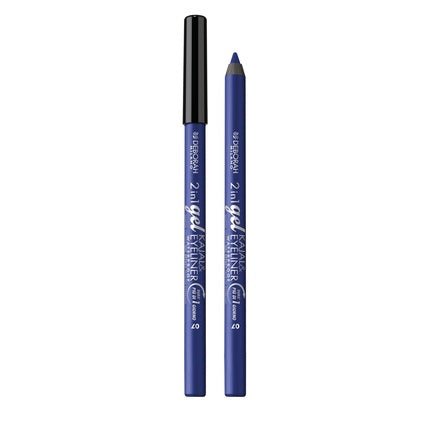 Deborah Milano Kajal 2 - in - 1 Eyeliner and Waterproof Eyeliner 07 Blue 1.21g - Maison des fragrances