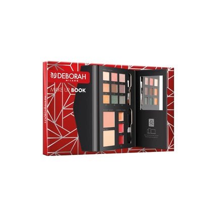Deborah Milano Ladies Makeup Book Volume 1 Warm Shades Gift Set - Includes Eyeshadow Palettes, Gloss, Lipsticks, and Face Powder in Various Finishes and Colors from FSC Paper - Maison des fragrances