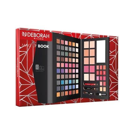 Deborah Milano Ladies Makeup Book Volume 4 Gift Set with Eyeshadow Palette, Gloss, Lipstick, and Face Powder in Various Finishes and Colors Black - Maison des fragrances