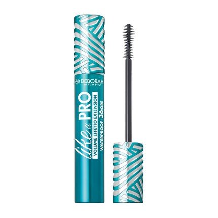 Deborah Milano Like a Pro Waterproof Mascara for Extra Volume and Infinite Length 12ml - Maison des fragrances