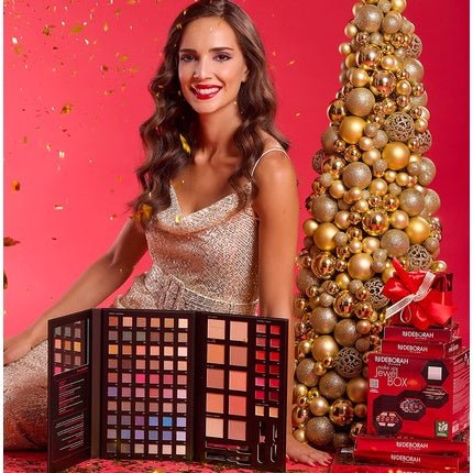 Deborah Milano Make Up Book Volume 4 with Eyeshadows, Lipsticks, Gloss, and Powder in Various Finishes and Colors - Maison des fragrances