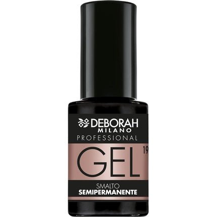 Deborah Milano Professional Semi - Permanent Gel Nail Polish 19 Nude Light Plumping Long Lasting 4.5ml - Maison des fragrances