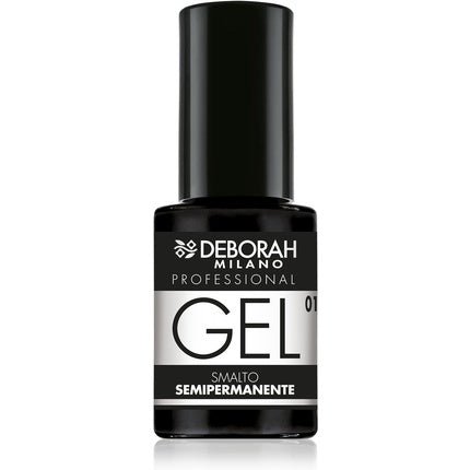 Deborah Milano Professional Semi - Permanent Nail Polish 01 White Plumping Long Lasting for Intense and Shiny Nails 4.5ml - Maison des fragrances