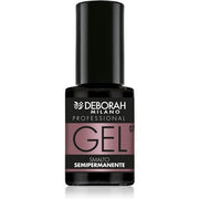 Deborah Milano Semi - Permanent Gel Nail Polish Number 07 Dusky Pink Plumping Effect Long Lasting for Intense and Shiny Nails 4.5ml Antique Pink - Maison des fragrances