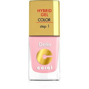 Delia Cosmetics Coral Hybrid Gel Nail Polish No. 04 Pastel Pink 11ml - Maison des fragrances