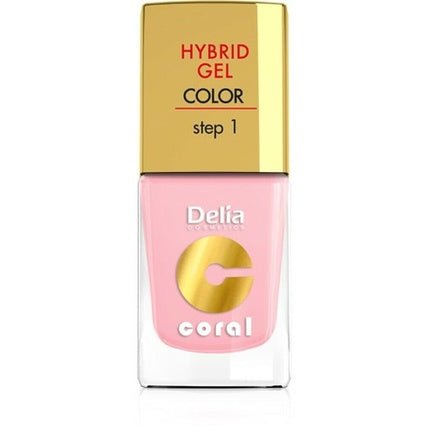 Delia Cosmetics Coral Hybrid Gel Nail Polish No. 04 Pastel Pink 11ml - Maison des fragrances