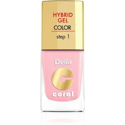 Delia Cosmetics Coral Hybrid Gel Nail Polish No. 04 Pastel Pink 11ml - Maison des fragrances