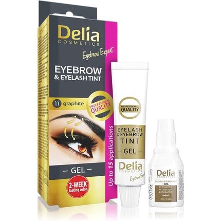 Delia Cosmetics Graphite Eyebrow & Eyelashes Tint Innovative Formula Easy - Maison des fragrances