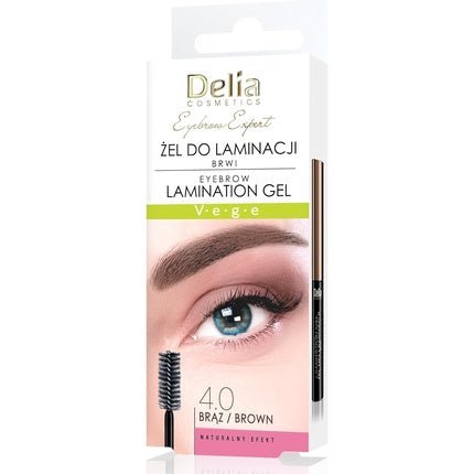 Delia Eyebrow Expert Brow Lamination Gel Brown 4ml - Maison des fragrances