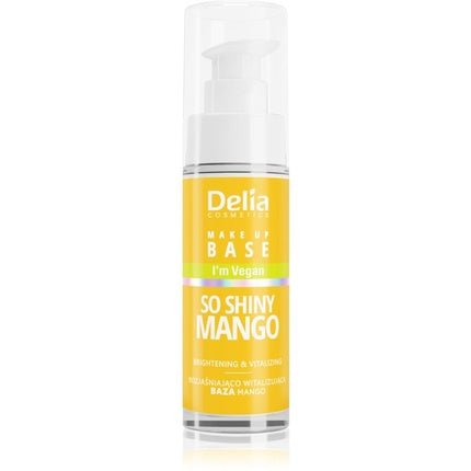 Delia Vitalizing Vegan Brightening Base So Shiny Mango 30ml - Maison des fragrances