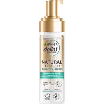 Delial Natural Bronzer Self Tanning Mousse 200ml - Maison des fragrances