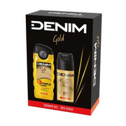 Denim Gold Duo Gift Set Deodorant and Shower Gel Déodorant (Déo) Mixte 150ml - Maison des fragrances