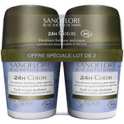Déodorant Bille Fraîcheur Anti-Traces - Coton - 2 x 50 ml - Maison des fragrances