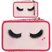 Depesche Topmodel Triple Pencil Case 11481 Beauty Girl Filled With Eyelashes - Maison des fragrances