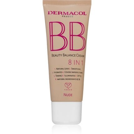 Dermacol BB Beauty Balance Cream 8 IN 1 krem bb 2 Nude SPF15 30ml W - Maison des fragrances